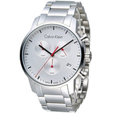  Shop Authentic Calvin Klein City Chronograph White Dial Silver Steel Strap Watch for Men - K2G271Z6 - Luxxuri