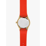  Shop Authentic Guess Jet Setter Golden Dial Orange Rubber Watch For Women - W0564L2 - Luxxuri
