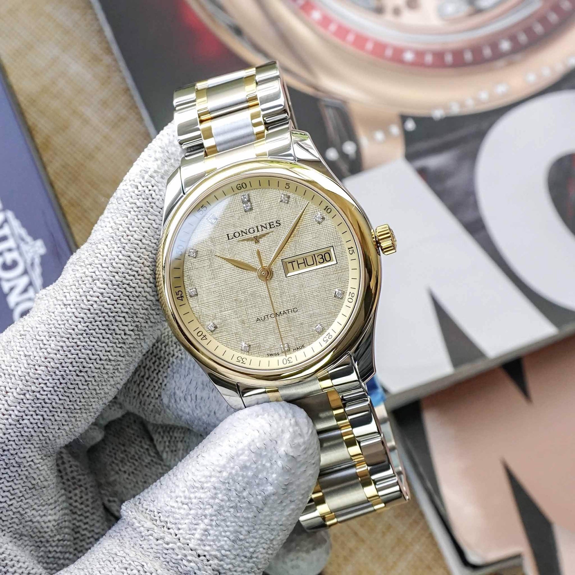  Shop Authentic Longines Master Collection Automatic 38.5mm Watch for Men - L2.755.5.38.7 - Luxxuri