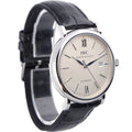  Shop Authentic IWC Portofino Automatic White Dial Black Leather Strap Watch for Men - IW356501 - Luxxuri