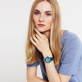  Shop Authentic Michael Kors Hartman Quartz Blue Dial Silver Steel Strap Watch For Women - MK3519 - Luxxuri