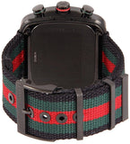  Shop Authentic Gucci Coupe Chronograph Quartz Black Two Tone NATO Strap Watch For Men - YA131202 - Luxxuri