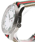  Shop Authentic Gucci G Timeless White Dial Two Tone Nylon Strap Watch For Men - YA126231 - Luxxuri