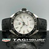  Shop Authentic Tag Heuer Formula 1 Quartz White Dial Black Rubber Strap Watch for Men -  WAZ1111.FT8023 - Luxxuri