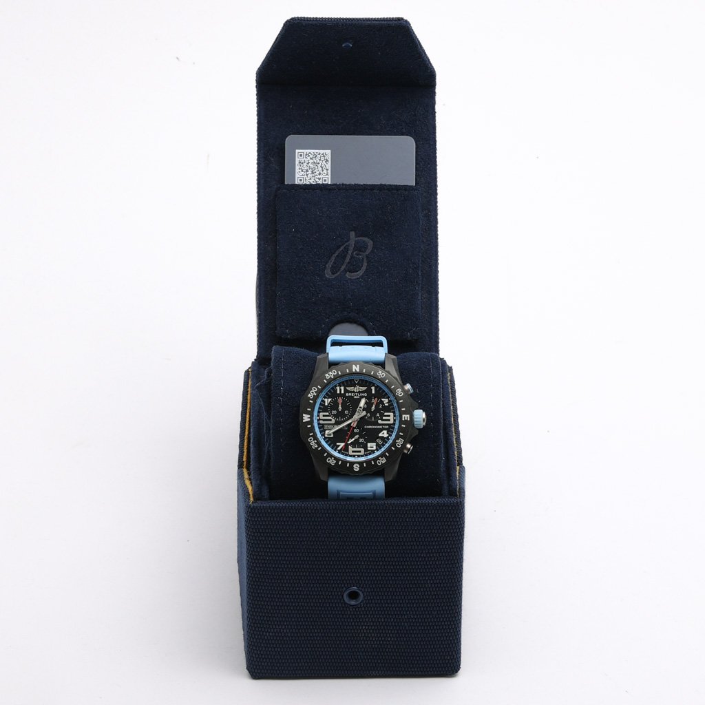  Shop Authentic Breitling Endurance Pro Black Dial Light Blue Rubber Strap Watch for Men - X82310281B1S1 - Luxxuri