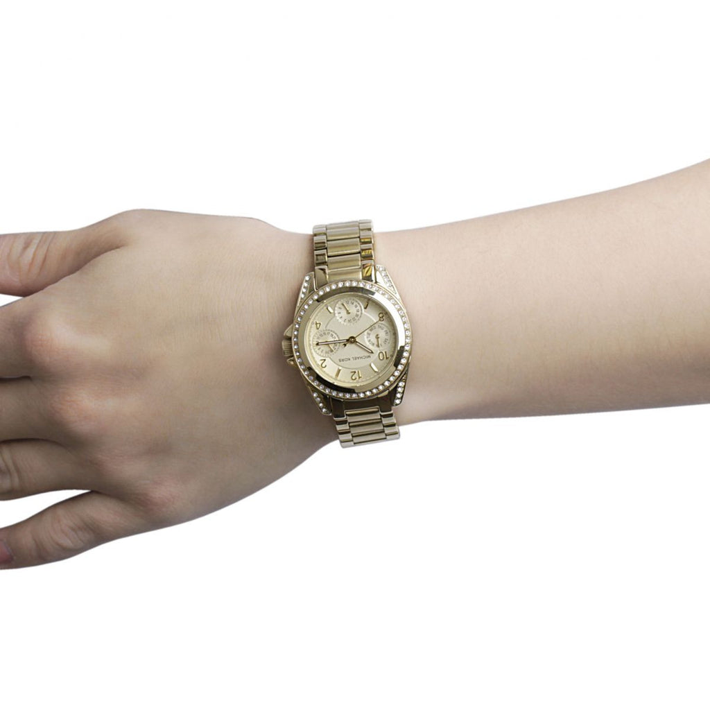  Shop Authentic Michael Kors Blair Gold Dial Gold Steel Strap Watch for Women - MK5639 - Luxxuri