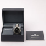  Shop Authentic Tag Heuer Aquaracer Automatic Chronograph Black Dial Silver Steel Strap Watch for Men - CAY2110.BA0927 - Luxxuri