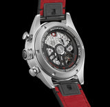  Shop Authentic Tag Heuer Autavia Chronometer Flyback Chronograph Silver Dial Black Leather Strap Watch for Men - CBE511B.FC8279 - Luxxuri
