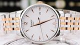  Shop Authentic Tissot T Classic Tradition White Dial Two Tone Mesh Bracelet Watch For Men - T063.610.22.037.01 - Luxxuri