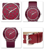  Shop Authentic Marc Jacobs Amy Red Dial Burgundy Leather Strap Watch for Women - MBM1162 - Luxxuri