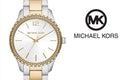  Shop Authentic Michael Kors Layton Quartz Silver Dial Two Tone Steel Strap Watch For Women - MK6899 - Luxxuri