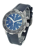  Shop Authentic IWC Aquatimer Chronograph Blue Dial Blue Rubber Strap Watch for Men - IW376711 - Luxxuri