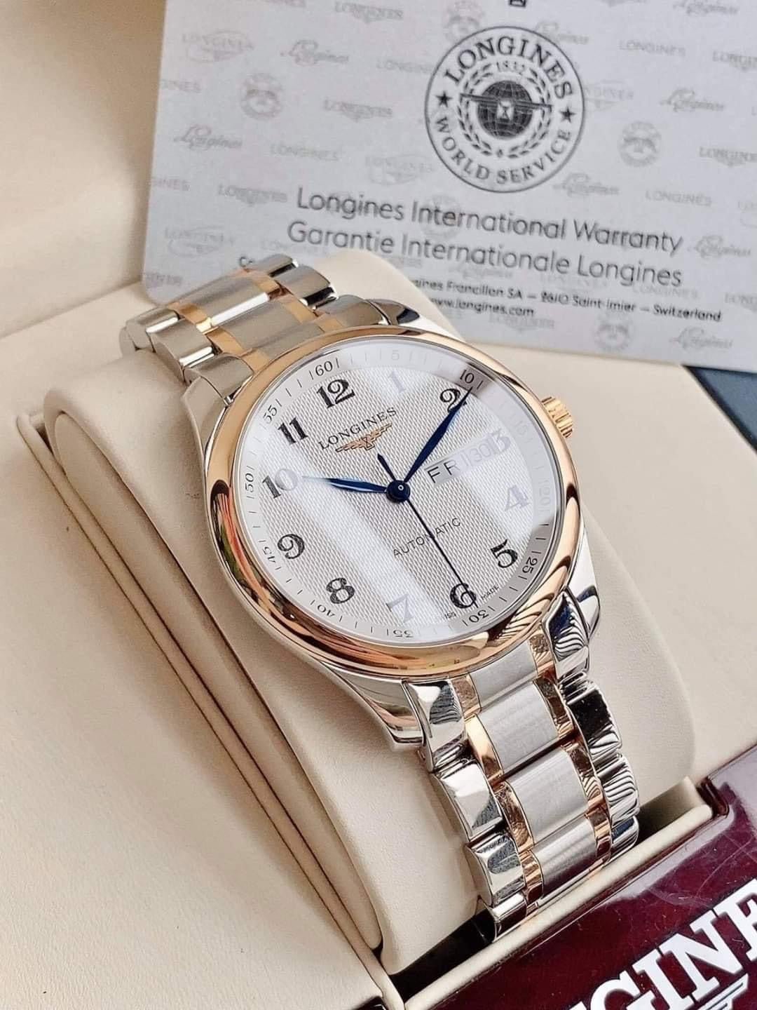  Shop Authentic Longines Master Collection Automatic 38.5mm Silver Dial Two Tone Steel Strap Watch for Men - L2.755.5.79.7 - Luxxuri