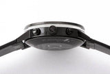  Shop Authentic Calvin Klein Post Minimal Chronograph Black Dial Black Leather Strap Watch for Men - K7627401 - Luxxuri
