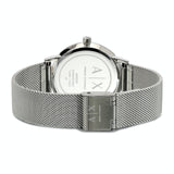 Shop Authentic Armani Exchange Lola Analog Silver Dial Silver Mesh Strap Watch For Women - AX5535 - Luxxuri