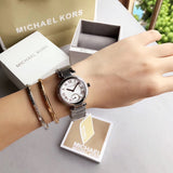  Shop Authentic Michael Kors Skylar Quartz White Dial Silver Steel Strap Watch For Women - MK5970 - Luxxuri