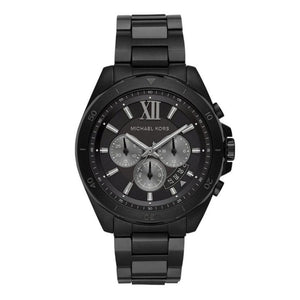  Shop Authentic Michael Kors Brecken Chronograph Black Dial Black Steel Strap Watch For Men - MK8858 - Luxxuri