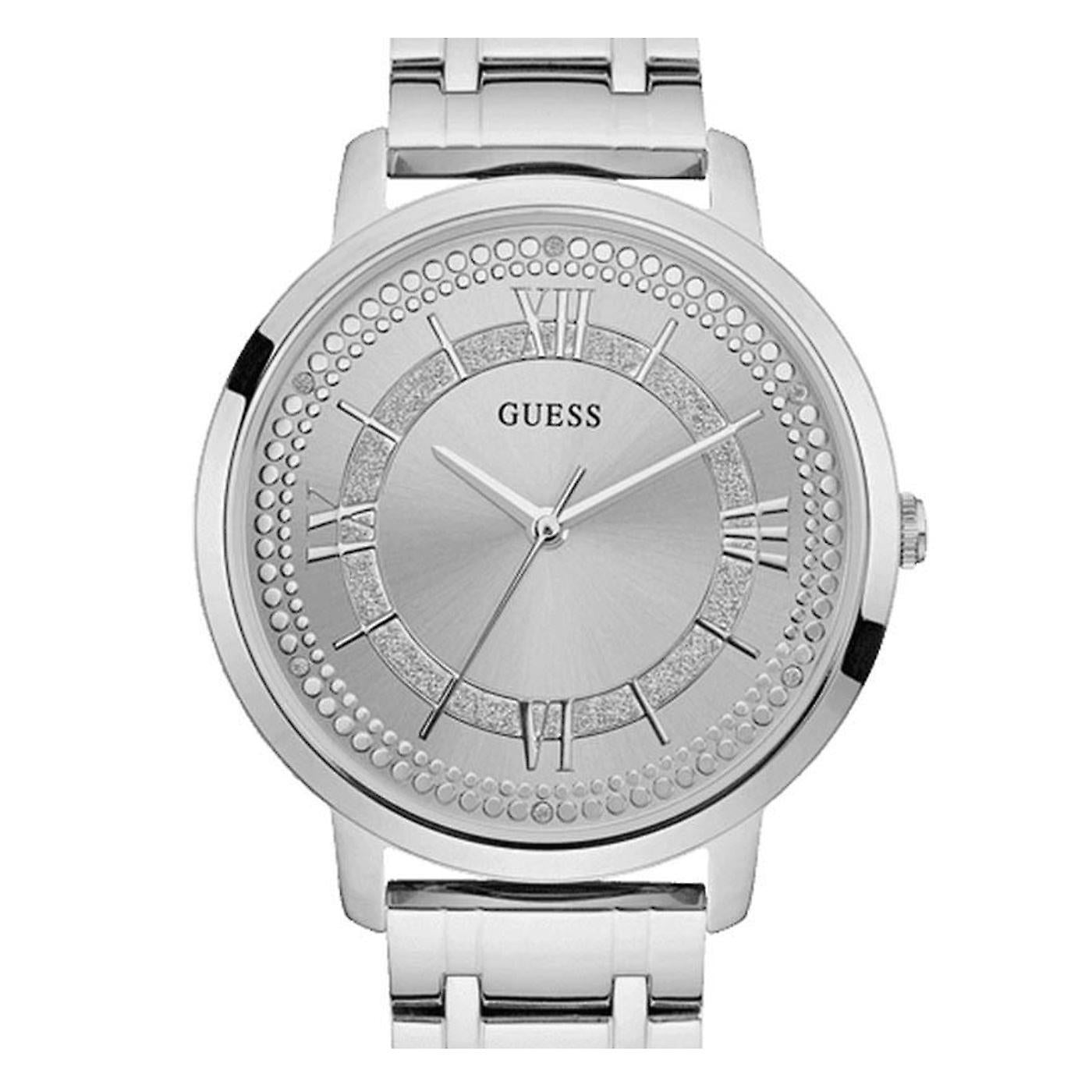  Shop Authentic Guess Montauk Silver Dial Stainless Steel Watch For Women - W0933L1 - Luxxuri