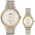  Shop Authentic Tissot T Classic Carson Premium White Dial Two Tone Steel Strap Watch for Women - T122.207.22.031.00 - Luxxuri