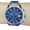  Shop Authentic Tag Heuer Carrera Chronograph 41mm Blue Dial Silver Steel Strap Watch for Men - CBK2112.BA0715 - Luxxuri