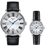  Shop Authentic Tissot Carson Premium Silver Dial Black Leather Strap Watch For Men - T122.410.16.033.00 - Luxxuri