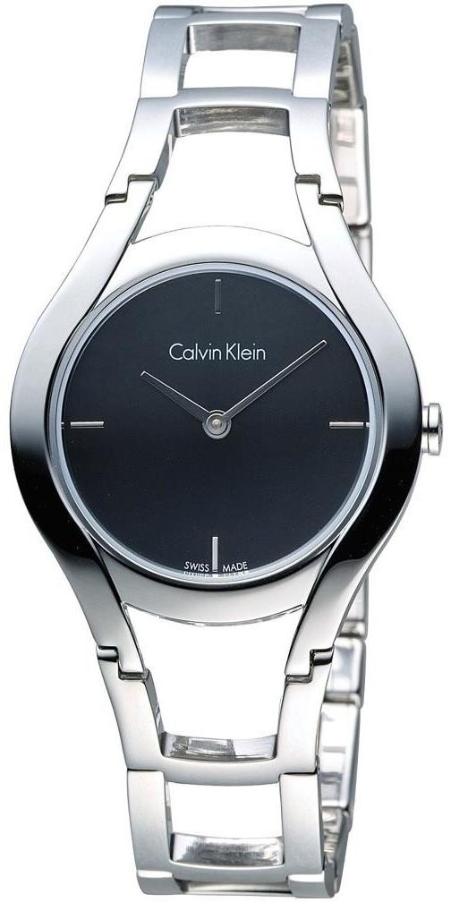  Shop Authentic Calvin Klein Class Black Dial Silver Steel Strap Watch for Women - K6R23121 - Luxxuri