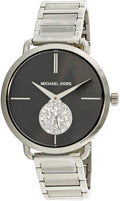  Shop Authentic Michael Kors Portia Black Dial Silver Steel Strap Watch for Women - MK3638 - Luxxuri
