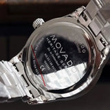 Shop Authentic Movado Heritage Calendoplan Black Dial Silver Steel Strap Watch For Men - 3650095 - Luxxuri