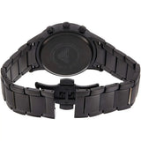  Shop Authentic Emporio Armani Giovanni Chronograph Black Dial Black Steel Strap Watch For Men - AR11349 - Luxxuri