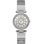  Shop Authentic Guess Muse Quartz White Dial Silver Steel Strap Watch For Women - W1008l1 - Luxxuri