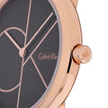  Shop Authentic Calvin Klein Minimal Black Dial Rose Gold Mesh Bracelet Watch for Men - K3M21621 - Luxxuri