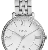  Shop Authentic Fossil Jacqueline White Dial Silver Steel Strap Watch for Women - ES3631 - Luxxuri