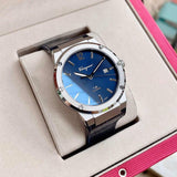  Shop Authentic Salvatore Ferragamo F-80 Classic Blue Dial Blue Leather Strap Watch for Men - SFDT00319 - Luxxuri