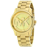  Shop Authentic Michael Kors Runway Gold Dial Gold Steel Strap Watch for Women - MK5786 - Luxxuri