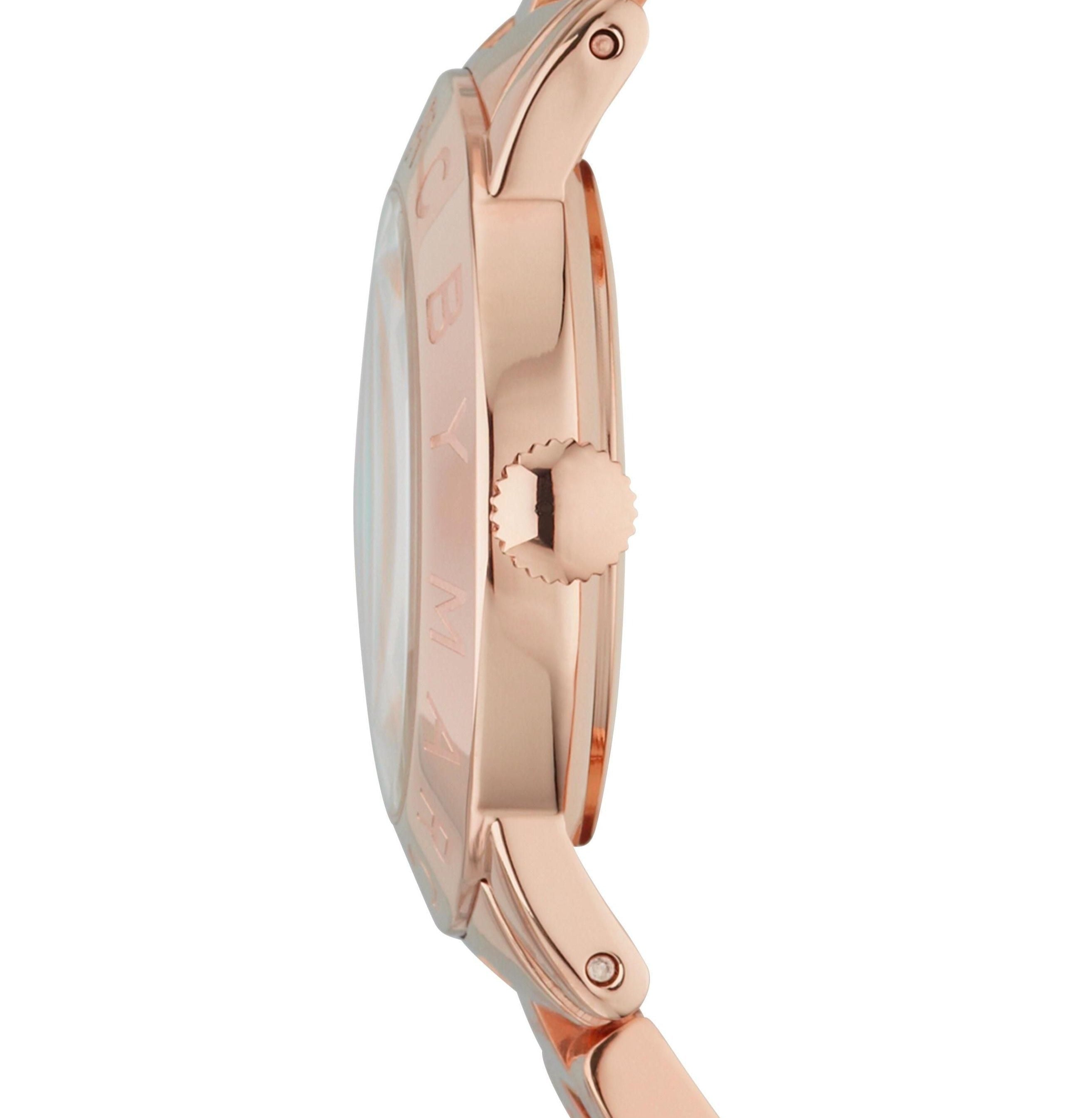 Marc Jacobs Amy Dexter Rose Gold Dial Rose Gold Steel Strap Watch for Women - MBM3216