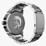  Shop Authentic Diesel Mr. Daddy Chronograph Silver Dial Silver Steel Strap Watch For Men - DZ7421 - Luxxuri