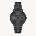 Michael Kors Blake Three-Hand Black Dial Black Steel Strap Watch for Men - MK9135