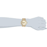  Shop Authentic Michael Kors Parker Diamonds Gold Dial Gold Steel Strap Watch for Women - MK5784 - Luxxuri