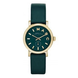  Shop Authentic Marc Jacobs Baker Mini Green Dial Green Leather Strap Watch for Women - MBM1272 - Luxxuri