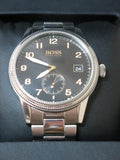  Shop Authentic Hugo Boss Legacy Black Dial Silver Steel Strap Watch for Men - 1513671 - Luxxuri