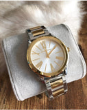  Shop Authentic Michael Kors Hartman Quartz White Dial Two Tone Steel Strap Watch For Women - MK3521 - Luxxuri
