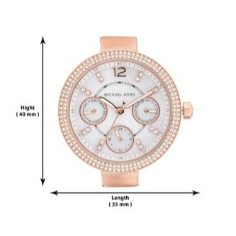  Shop Authentic Michael Kors Parker White Dial Rose Gold Steel Strap Watch for Women - MK5616 - Luxxuri