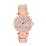  Shop Authentic Michael Kors Parker Pink Dial Two Tone Steel Strap Watch for Women - MK6110 - Luxxuri