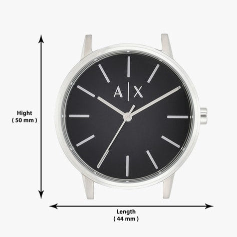  Shop Authentic Armani Exchange Cayde Analog Black Dial Silver Steel Strap Watch For Men - AX2700 - Luxxuri