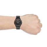  Shop Authentic Emporio Armani Mario Ceramic Chronograph Black Dial Black Steel Strap Watch For Men - AR70002 - Luxxuri