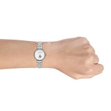  Shop Authentic Emporio Armani Gianni T-Bar Automatic Silver Dial Silver Steel Strap Watch For Women - AR60022 - Luxxuri