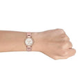  Shop Authentic Michael Kors Parker Chronograph White Dial Pink Leather Strap Watch For Women - MK6935 - Luxxuri