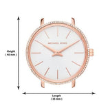  Shop Authentic Michael Kors Pyper Quartz Mother of Pearl White Dial Rose Gold Mesh Strap Watch For Women - MK4588 - Luxxuri