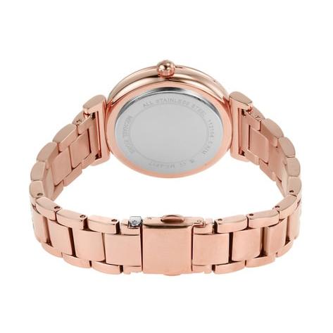  Shop Authentic Michael Kors Abbey Three-Hand Analog Crystals Rose Gold Dial Rose Gold Steel Strap Watch for Women - MK4617 - Luxxuri