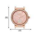  Shop Authentic Michael Kors Abbey Three-Hand Analog Crystals Rose Gold Dial Rose Gold Steel Strap Watch for Women - MK4617 - Luxxuri